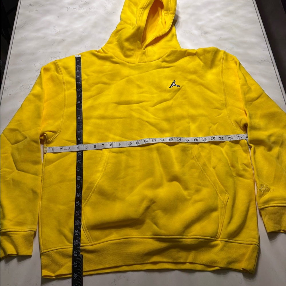 Jordan Yellow Hoodie with Logo